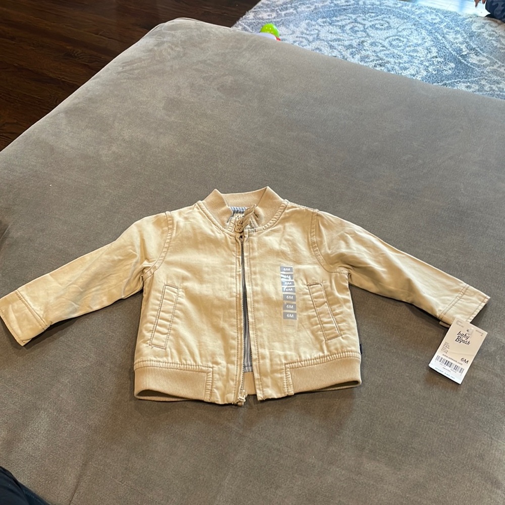 NWT baby B’gosh tan jacket size 6 months
